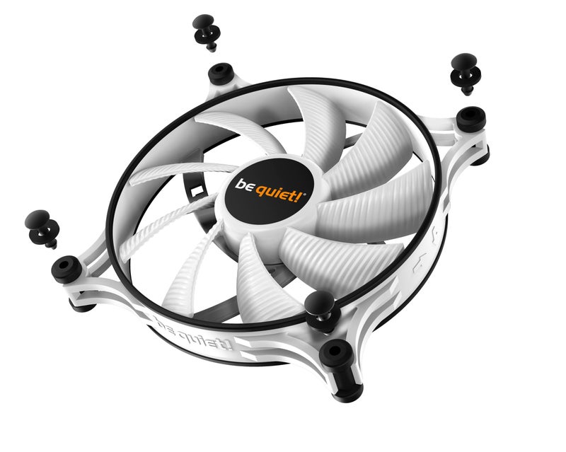 be quiet! Shadow Wings 2 140mm PWM Low Noise Cooling Fan | White | BL091 - Image 4